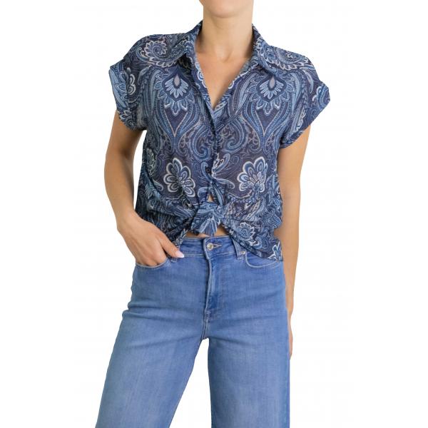 Camicia fantasia manica corta